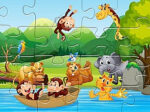 Puzzle cu animale