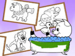 Desene animate de colorat pentru copii – Animale
