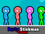 Party Stickman 4 jucători