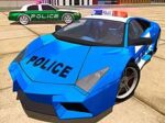 Joc de cascadorii cu mașini de poliție în derivă