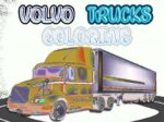 Colorat cu camioane Volvo