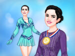 Tinerele patinatoare artistice Ellie și Jenny